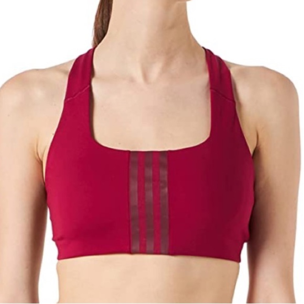 Adidas Aeroready Better 3 Stripe Sports Bra